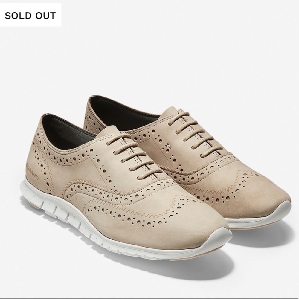 Cole Haan Wingtip Oxford Nubuck Leather Sz 10